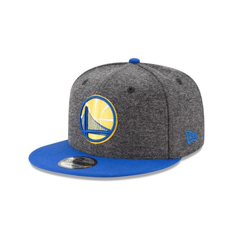 NBA Golden State Warriors Tweed Turn 9Fifty Snapback (HJF9450) - Grey New Era Caps